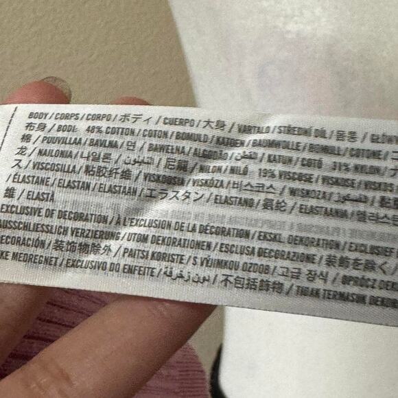 hollister pink baby doll with waist string tie - Picture 5 of 5